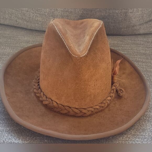 Henschel Skullys Leather Hat Medium - Picture 3 of 8